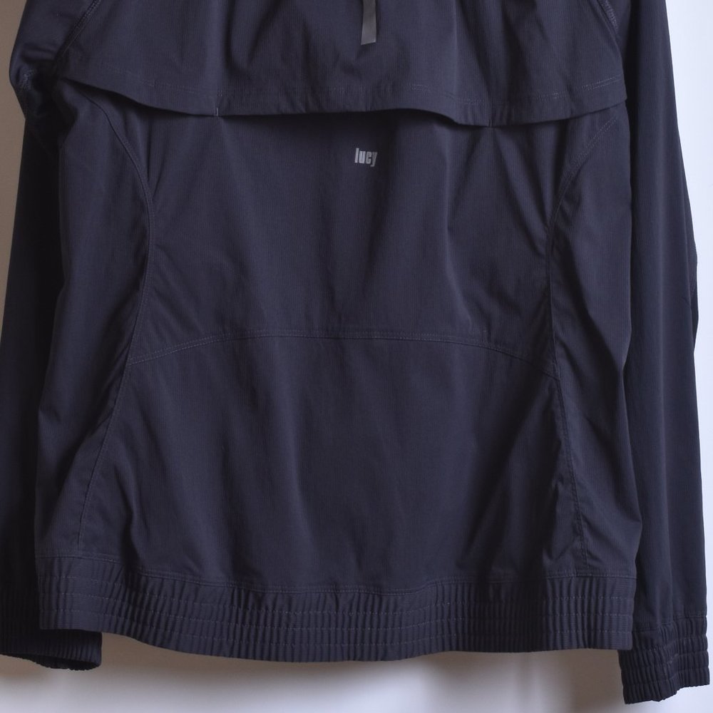 Lucy Black Athletic Jacket, Sz XL - Picture 8 of 14